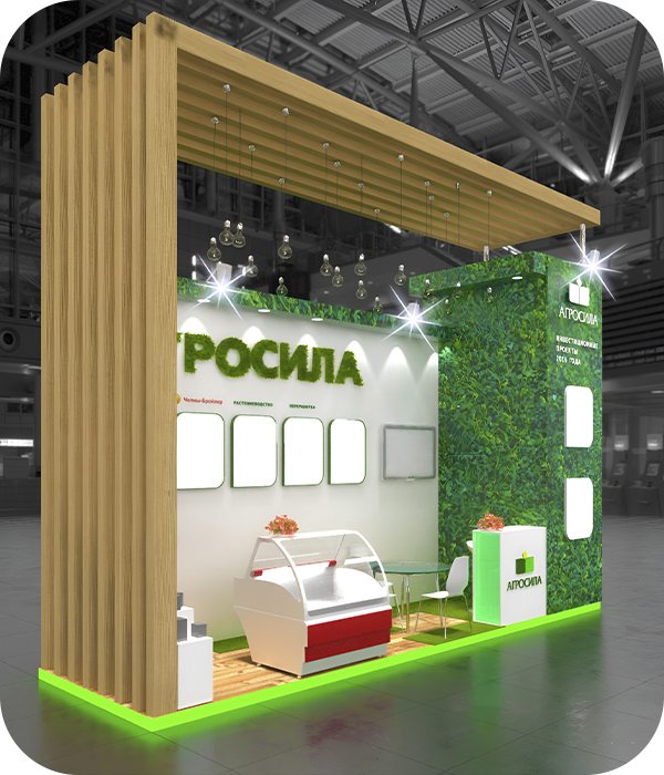 Виды конструкций для выставок