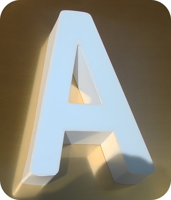 Вывески из объемных пластиковых букв, Краснодар