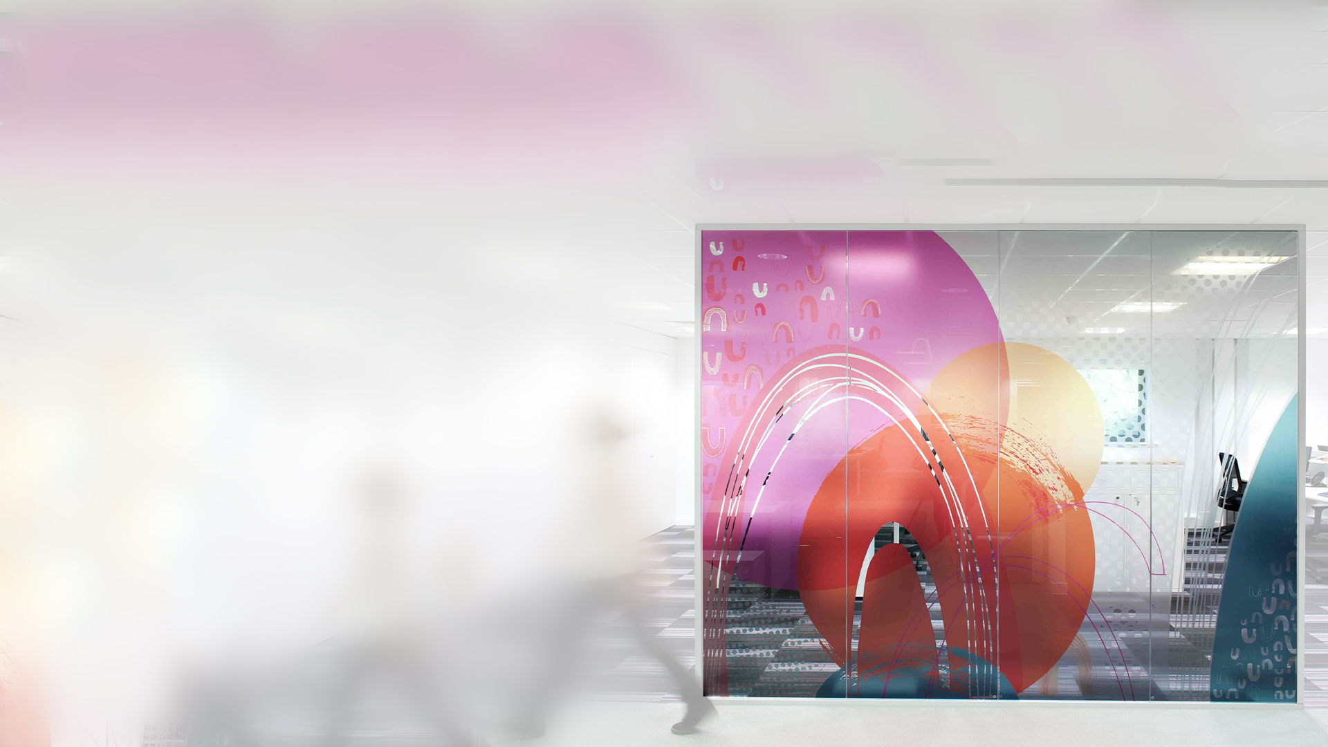 УФ печать на стекле